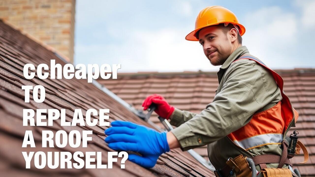 Is it cheaper to replace a roof yourself?